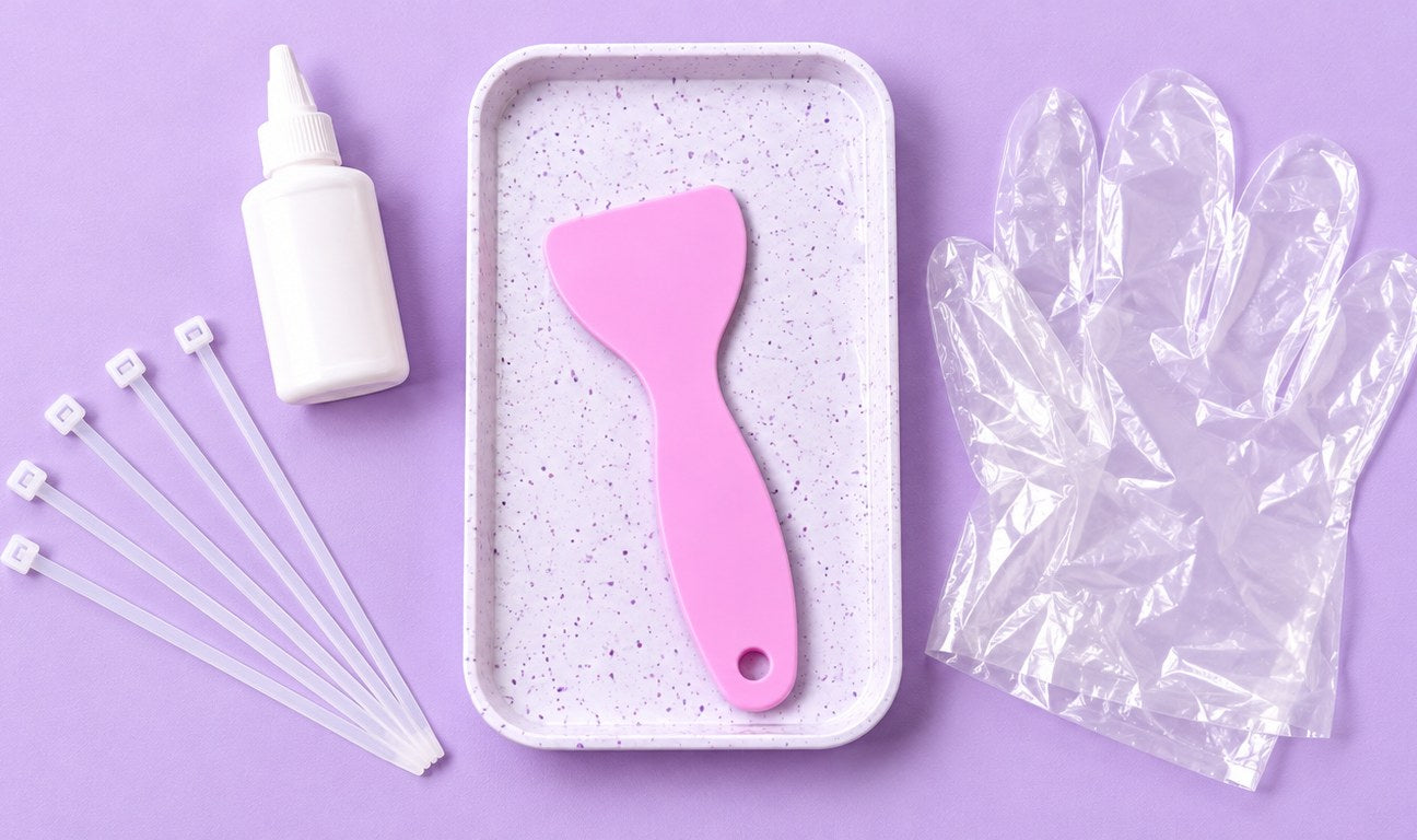 Veromly tray, shovel and tools